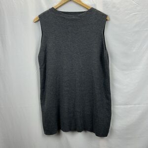Eileen Fisher Gray Sleeveless Sweater